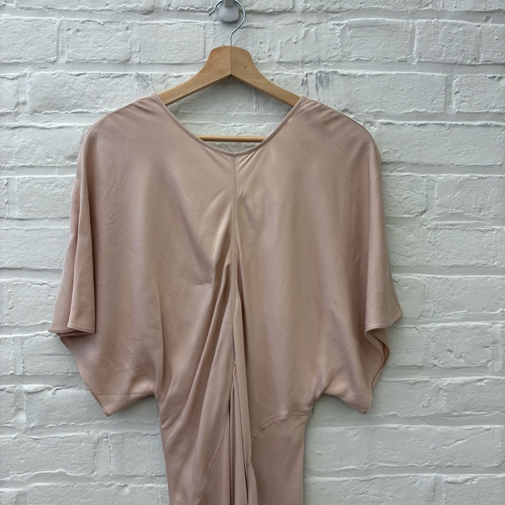 & Other‎ Stories || Seamed Paneled Bias Dress Blush Medium NWT - Picture 2 of 12
